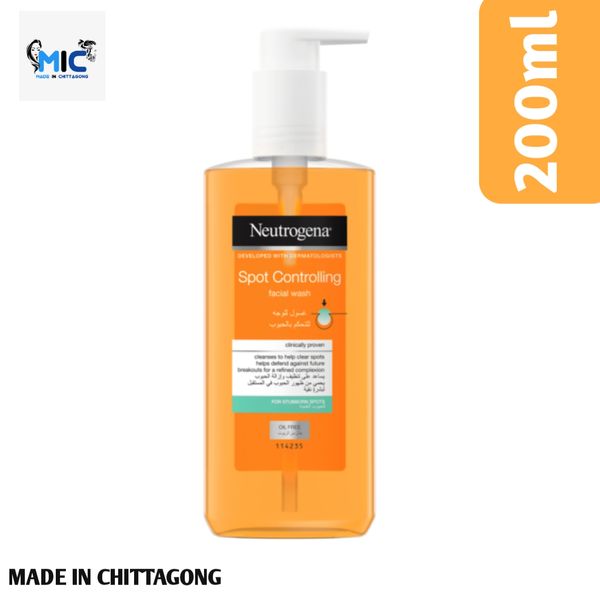 Neutrogena Spot Controlling Daily Face Wash - 200ml (mic)