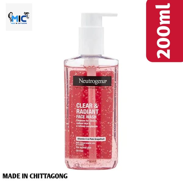 NEUTROGENA Refreshingly Clear Facial Wash(200ml) mic
