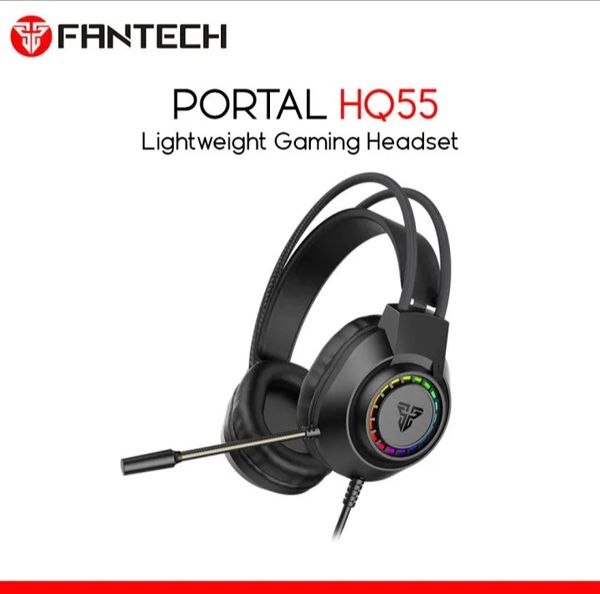 Fantech PORTAL HQ55 RGB Gaming Headphone