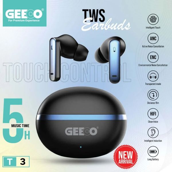 Geeoo T3 ANC ENC TWS Earbuds