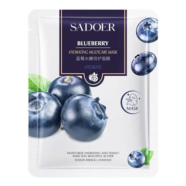 Sadoer Blueberry Hydraying Multicare Mask
