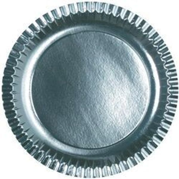 Disposable Silver Paper Plate