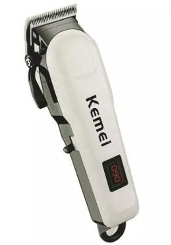 Kemei Km-809A Digital Rechargeable Electric Hair Cut Trimmer