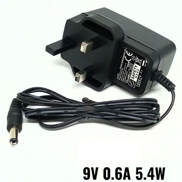 9V 0.6A 5.4W Adapter Charger Power Supply for Router - Multi Plug
