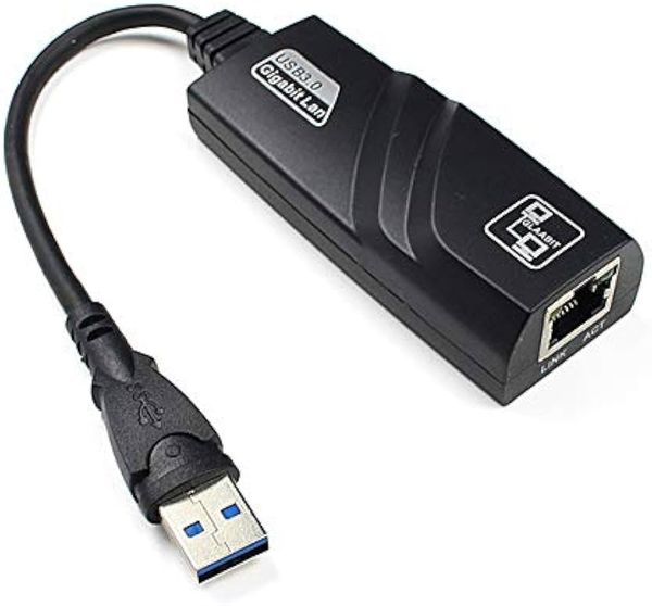 Gigabit LAN USB 3.0 to RJ45 Ethernet Adapter 10/100/1000 Mbps