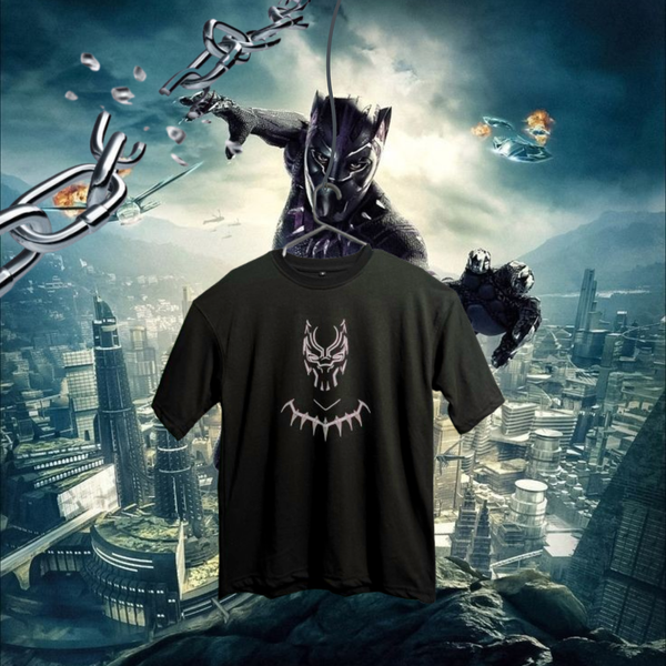 Black Panther Edition Premium Quality Drop Solder T-shirt