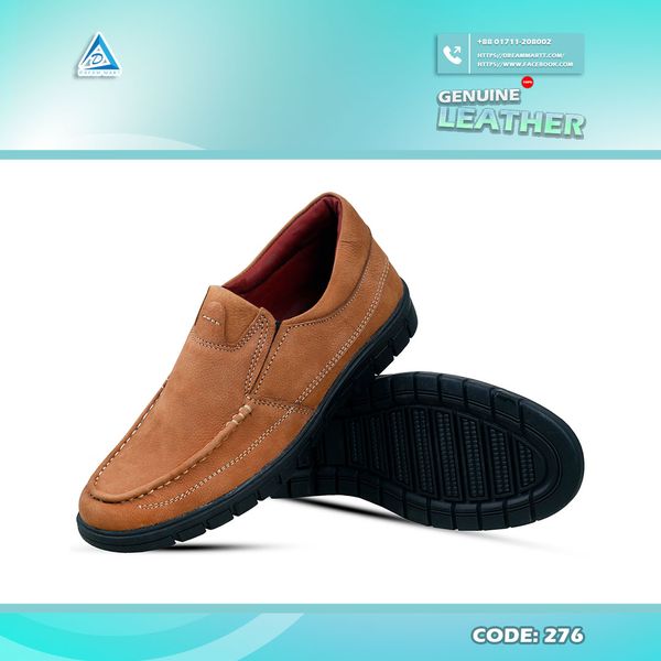 Nubuck Full Grain Touchy Ox Leather Casual Loafer-276