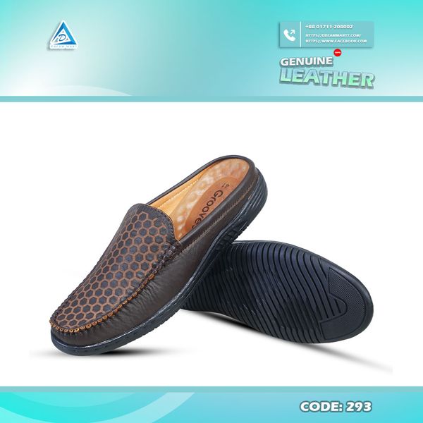 Premium Soft Leather Half Shoe for men - 293