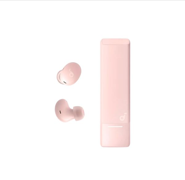 Anker Soundcore A30i Lipstick-Shaped Smart Noise Cancelling Earbuds – Pink