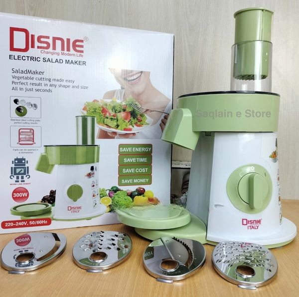 Disnie DESM-3258B Electric Food Processor and Salad Cutter