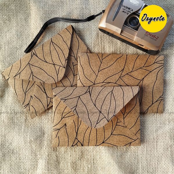 OXYNOTE Premium Designed Vintage Kraft Paper Envelope