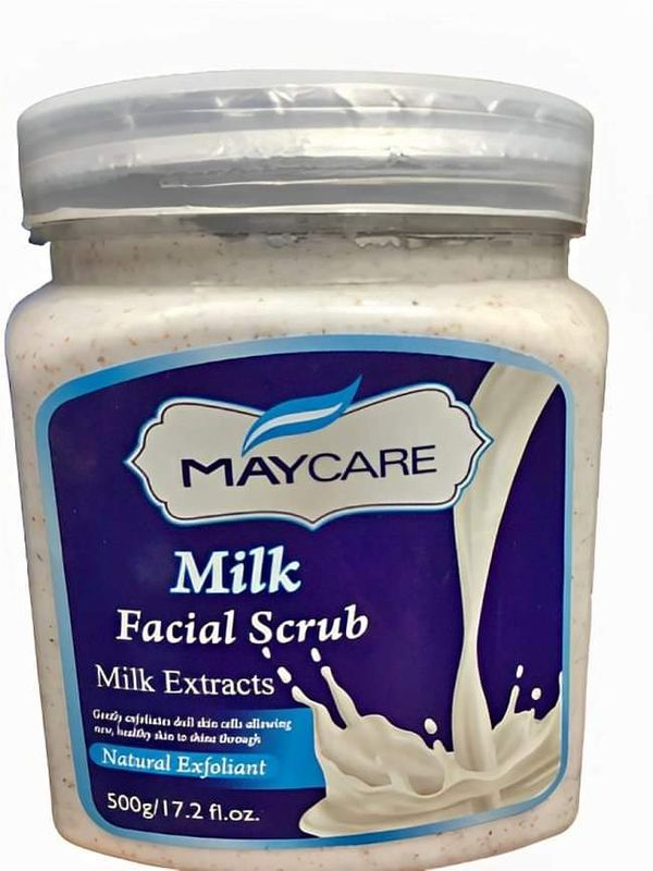 maycare facial scrub 500 gm milk