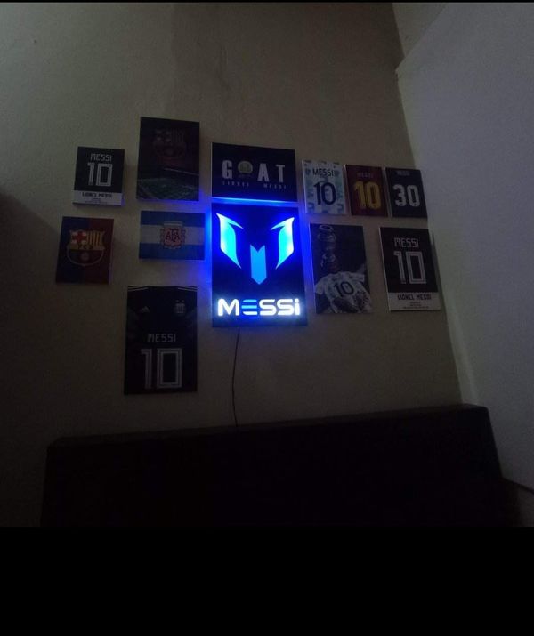 Messi Logo Led Lighting by Bdbitan