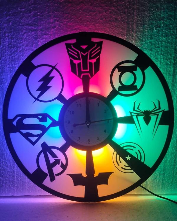 Marvel Logo Wall Clock By Bdbitan