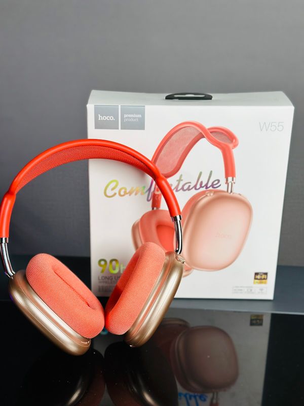Hoco W55 Wireless Headphones Pink