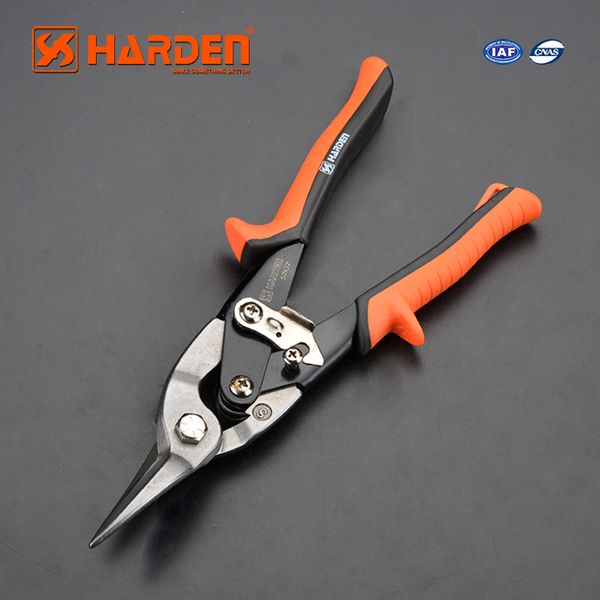 Harden 10" Aviation Snips Taiwan Type Straight Head ( Professional & Industrial ) Chrome Vanadium Straight Aviation Tin Snip 570107