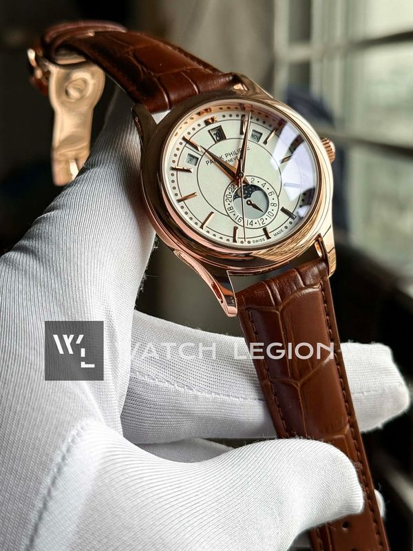 PATEK PHILIPPE COMPLICATIONS QUARTZ BROWN