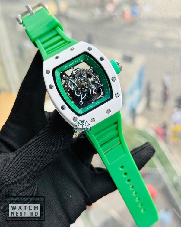 Richard Mille Skeleton Silicone RM Watch | AA Grade Master Copy