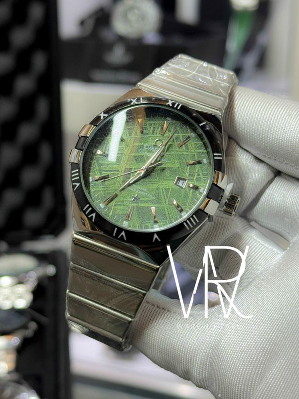 OMEGA CONSTELLATION GREEN DIAL METEORITE