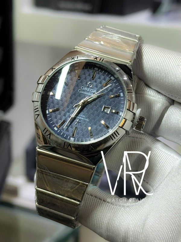 OMEGA CONSTELLATION BLUE DIAL METEORITE