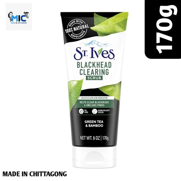 St. Ives Blackhead Clearing Face Scrub, Clears Blackheads