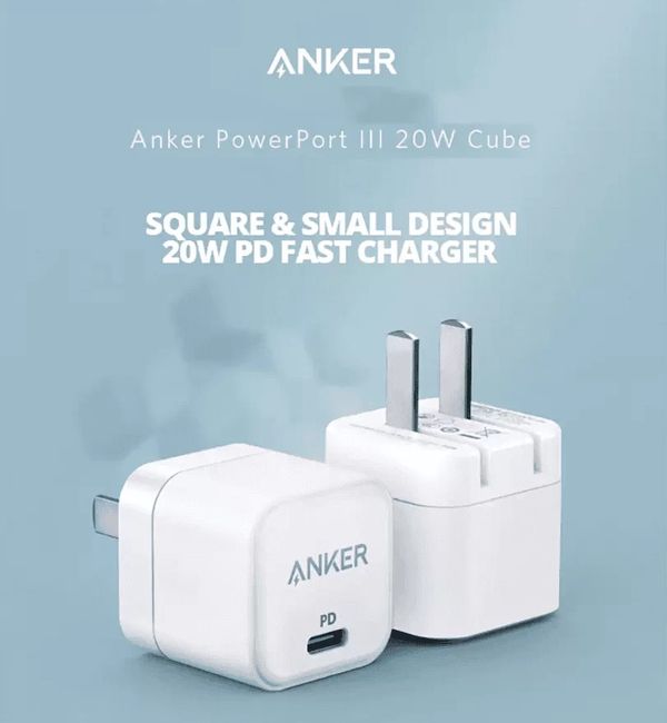 Anker PowerPort III 20W Cube USB-C PD Adapter