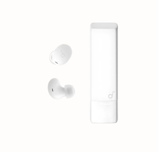 Anker Soundcore A30i Lipstick-Shaped Smart Noise Cancelling Earbuds – White