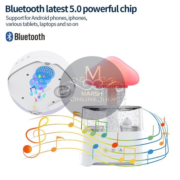 🔰👉5 IN 1 Rain Cloud Humidifier with Bluetooth Speaker - Image 7