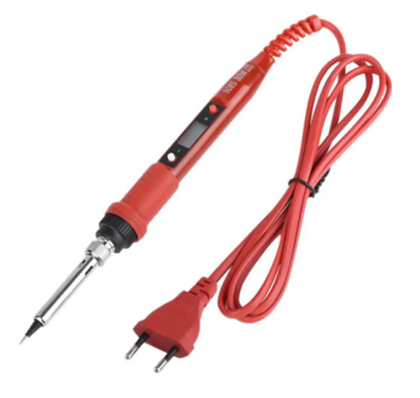 220V 80W Lcd Electric Soldering Iron 908S Adjustable Temperature Solder Iron with Quality Soldering Iron Tips and Kits Eu Plug