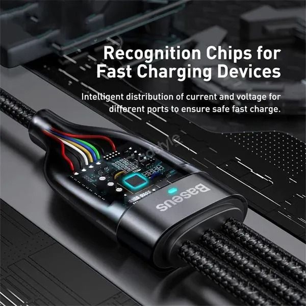 Baseus Two-for-Three Fast Charging Cable 100W