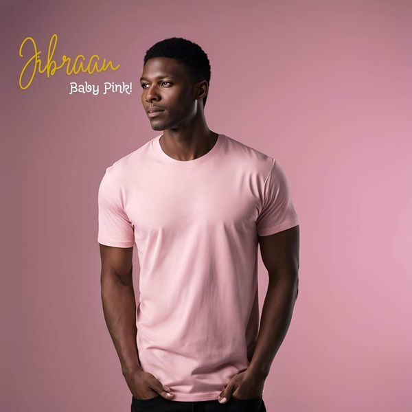 Premium Solid Baby Pink Colour T-shirt
