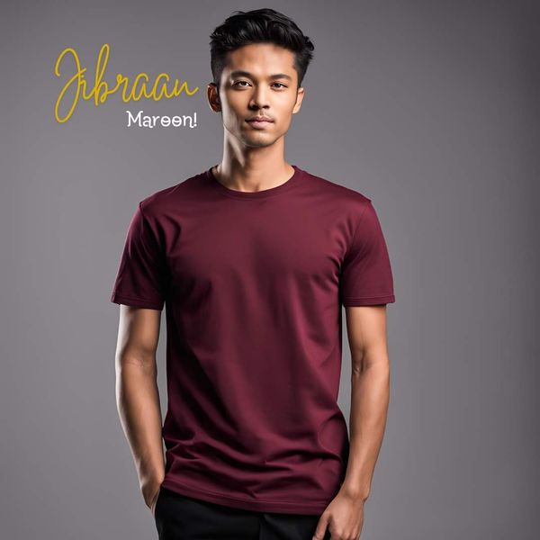 Premium Solid Maroon Colour T-shirt