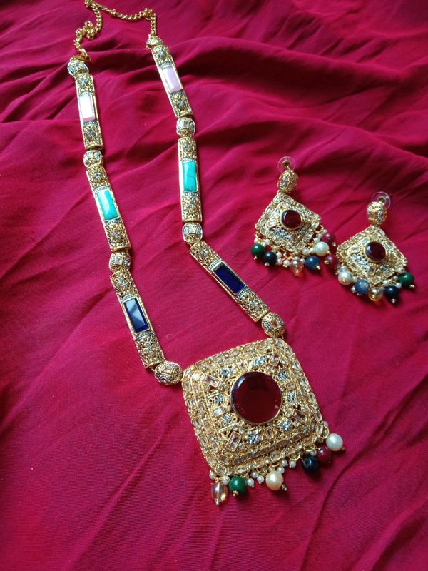 Pakistani long necklace