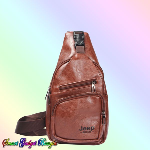 Travel Crossbody Backpack Shoulder Chest Bag Lightweight with Charging Port for Men -Waist Bag
