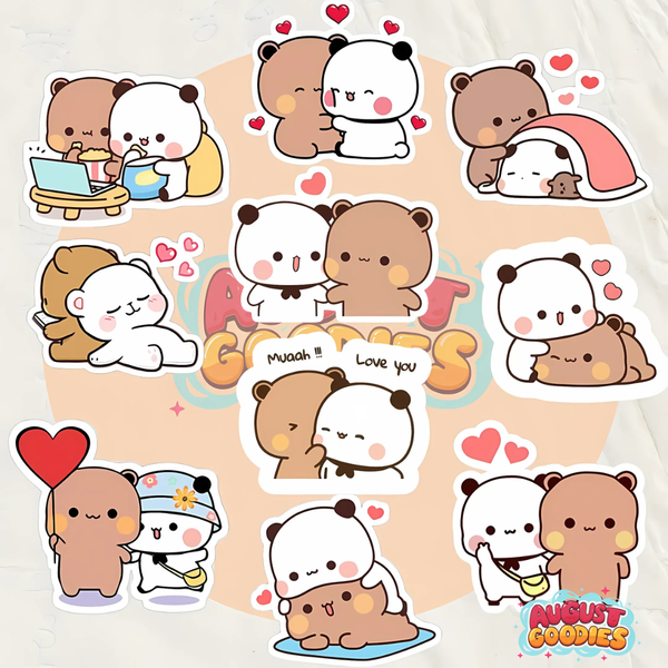 Bubu Dudu / couple sticker set 01
