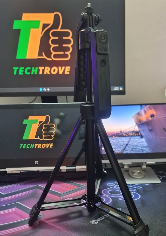 C19 Upgraded Auto Face Tracking Tripod 360° Rotation with Stand