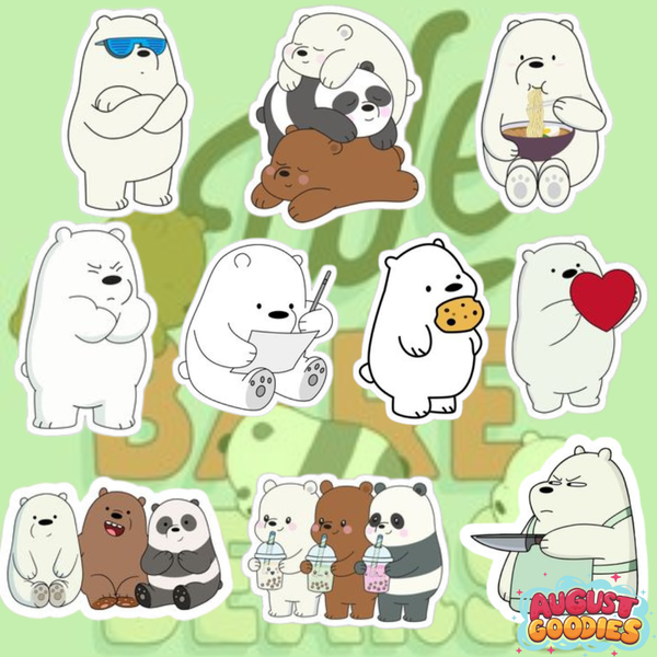 We Bare Bears: Baby Bears sticker set 01