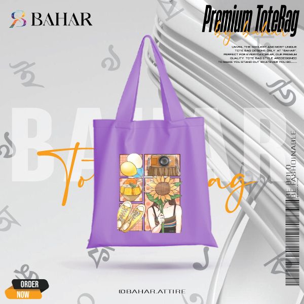 Trendy Top Handle Tote Canvas Bag