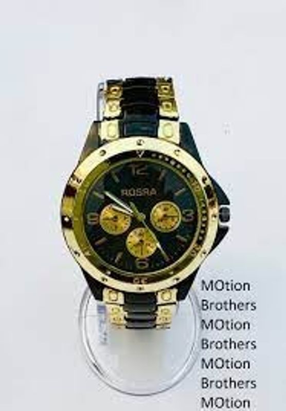 Analog Men'S Luxury Stainless Steel Watch For Men Golden - Watch For Men