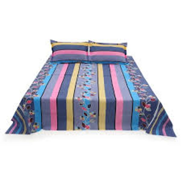 Double King-Size Bedspread in Various Printed Colors (7'x8') Suti Fabric- বিছানা চাদর