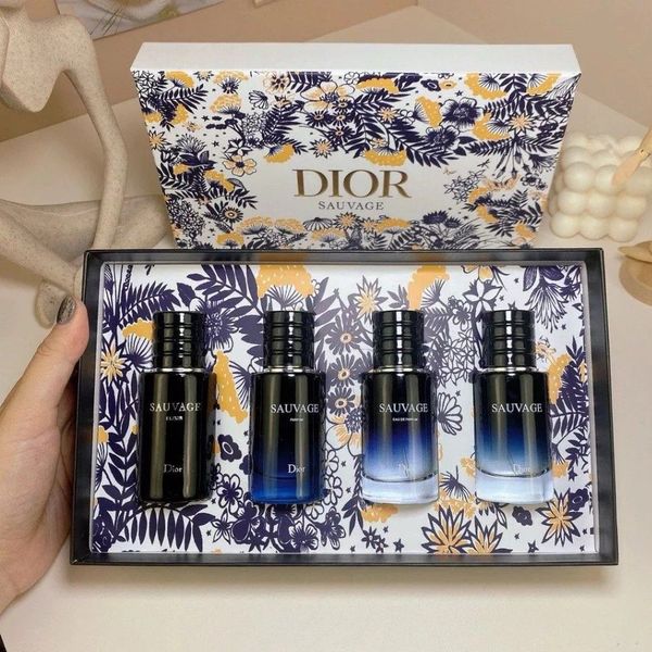 Dior Sauvage "INSPIRED'' Gift Set 4 in 1 Bundle 30ml Each For Men 6415