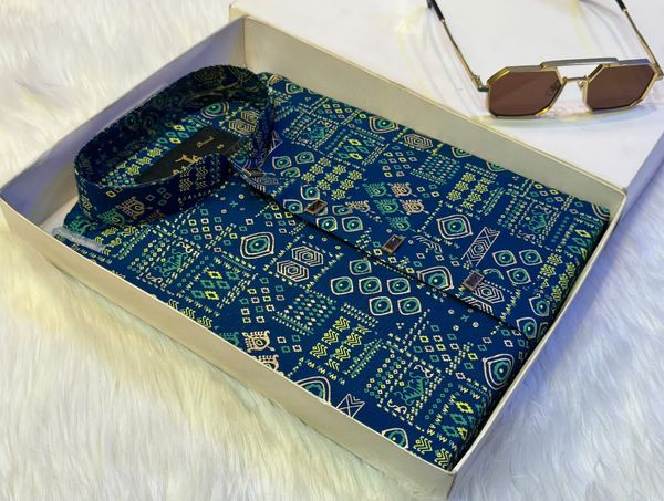 PREMIUM CHAINA DIGITAL PRINTED PANJABI || đŠĩâ¨