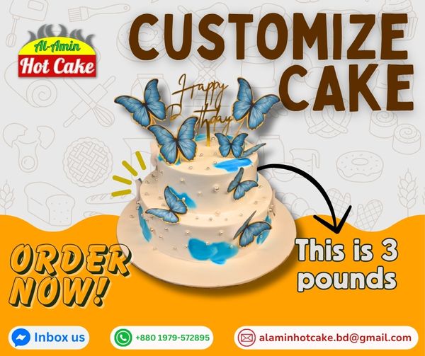 Customize Cake / Butterfly Theme