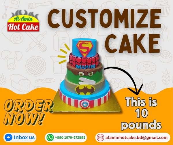 Customize Cake / Steps cake / 10 pound