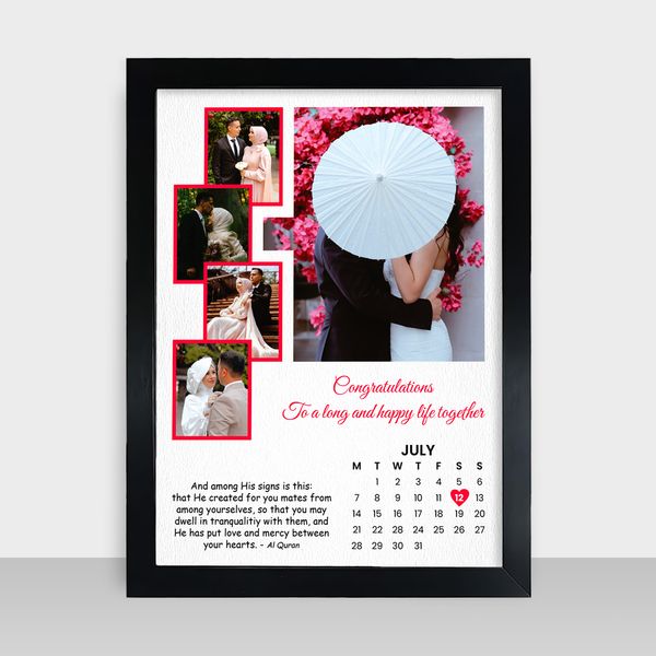 ফটো স্মরণিকা - Wedding Photo Soronika Frame - Code: PS07
