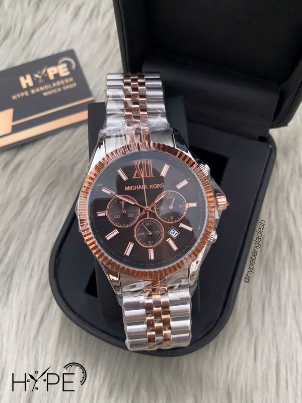 MK Chronograph (Rosegold-Black)