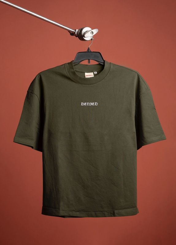 DENIED Premium Solid Drop Shoulder - Olive
