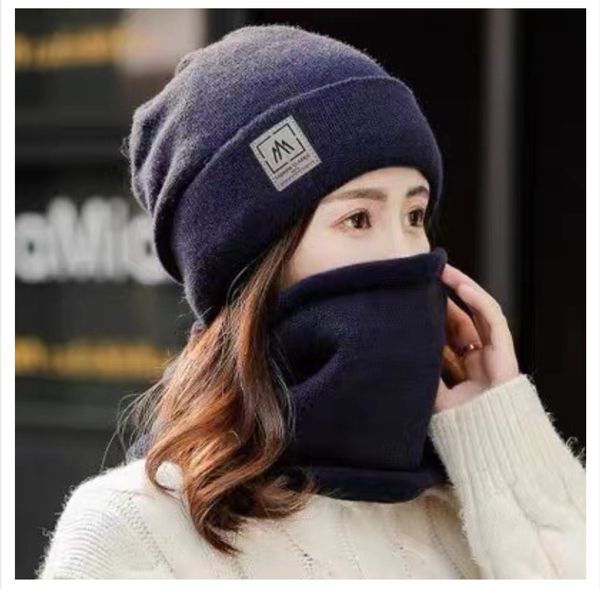 unisex Winter Knitted Beanie+Scarf Sets (M-014)