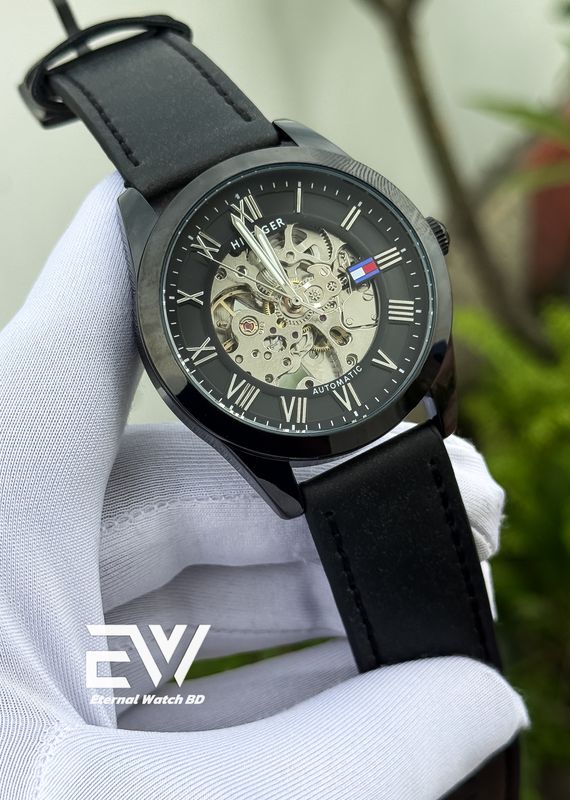 HILFIGER AUTOMATIC FULL BLACK