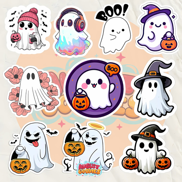 Ghost Stickers Set:02